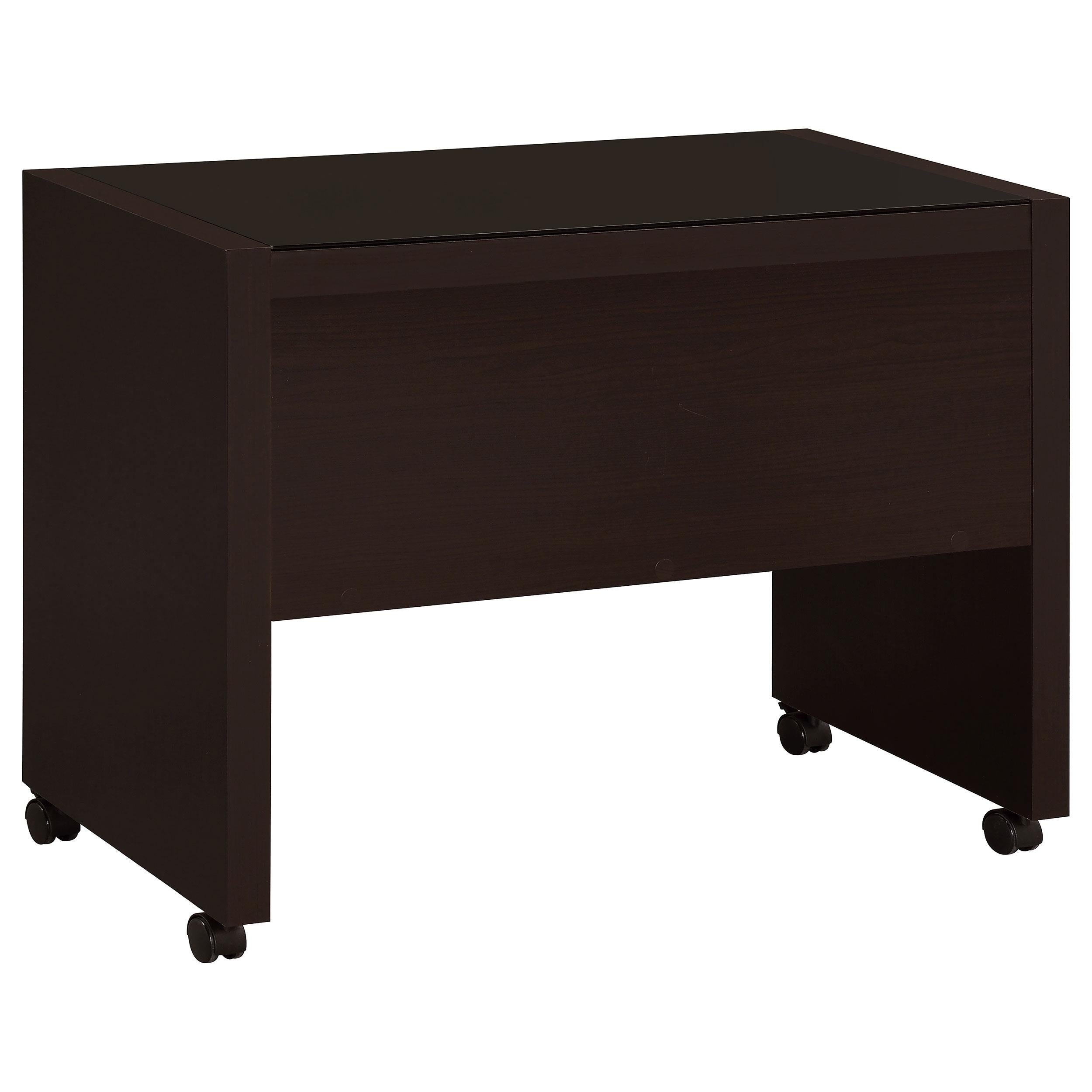 Skeena 3-piece Home Office Computer Desk Set Cappuccino