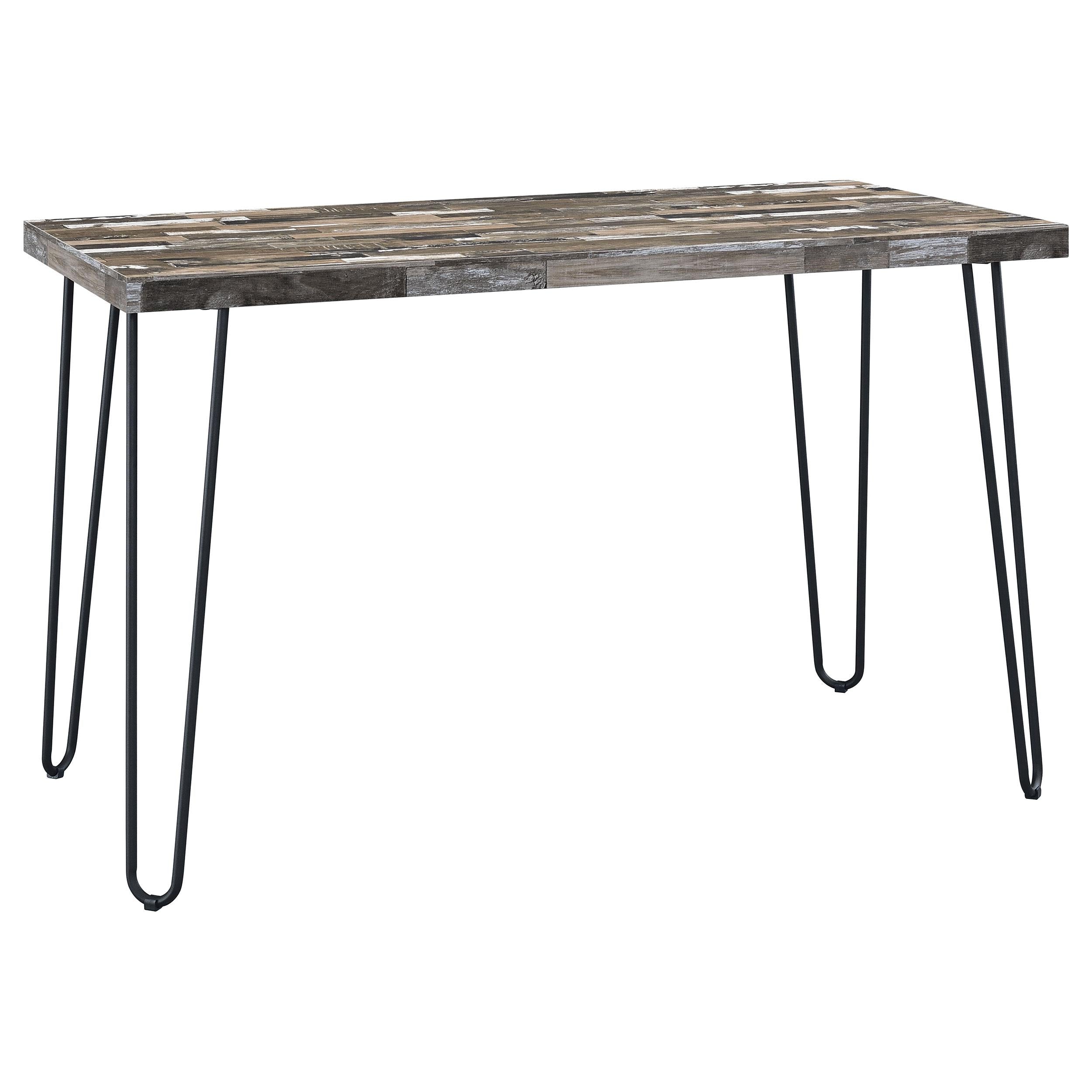 Ems 47-inch Engineered Wood Writing Desk Weathered Brown