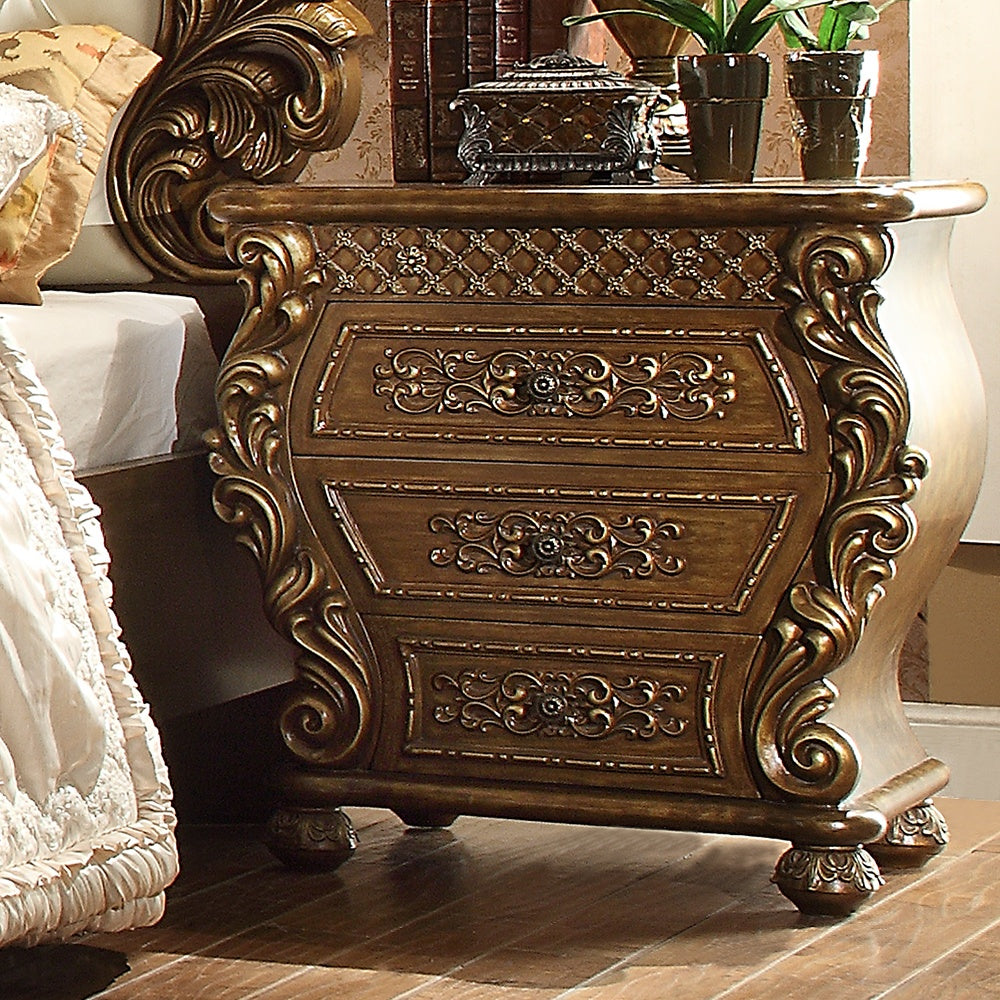 HD-8011 - NIGHT STAND BRONZE/CHAMPAGNE