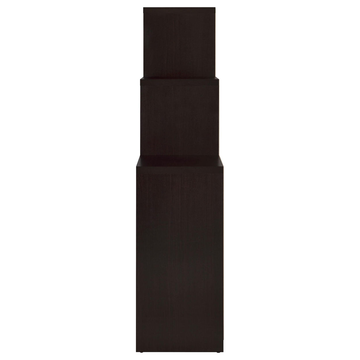 Librería Spencer con compartimentos cúbicos de almacenamiento Capuchino
