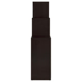 Librería Spencer con compartimentos cúbicos de almacenamiento Capuchino