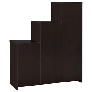 Librería Spencer con compartimentos cúbicos de almacenamiento Capuchino