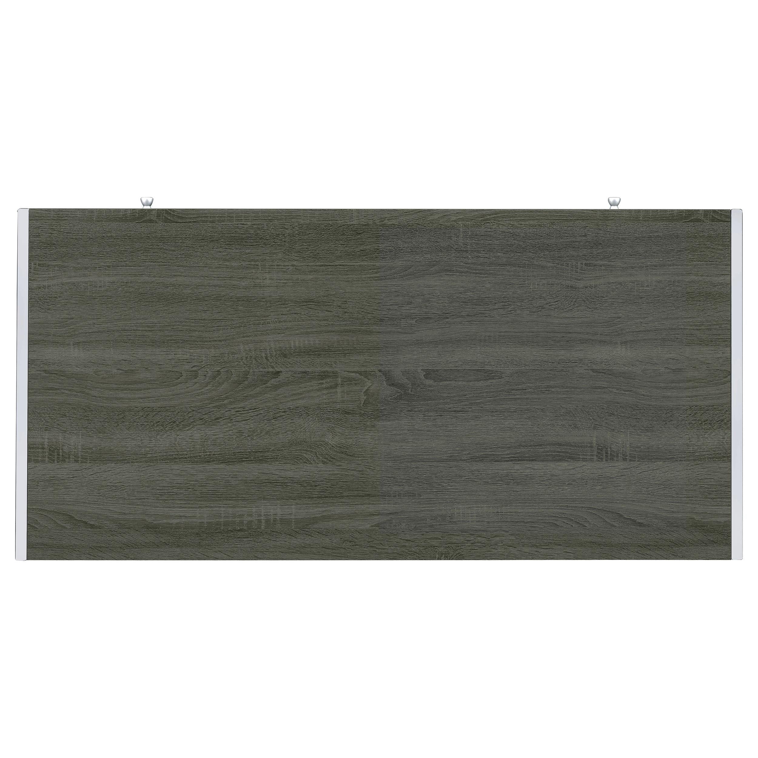 Wallice 49-inch 2-drawer Writing Desk Weathered Grey