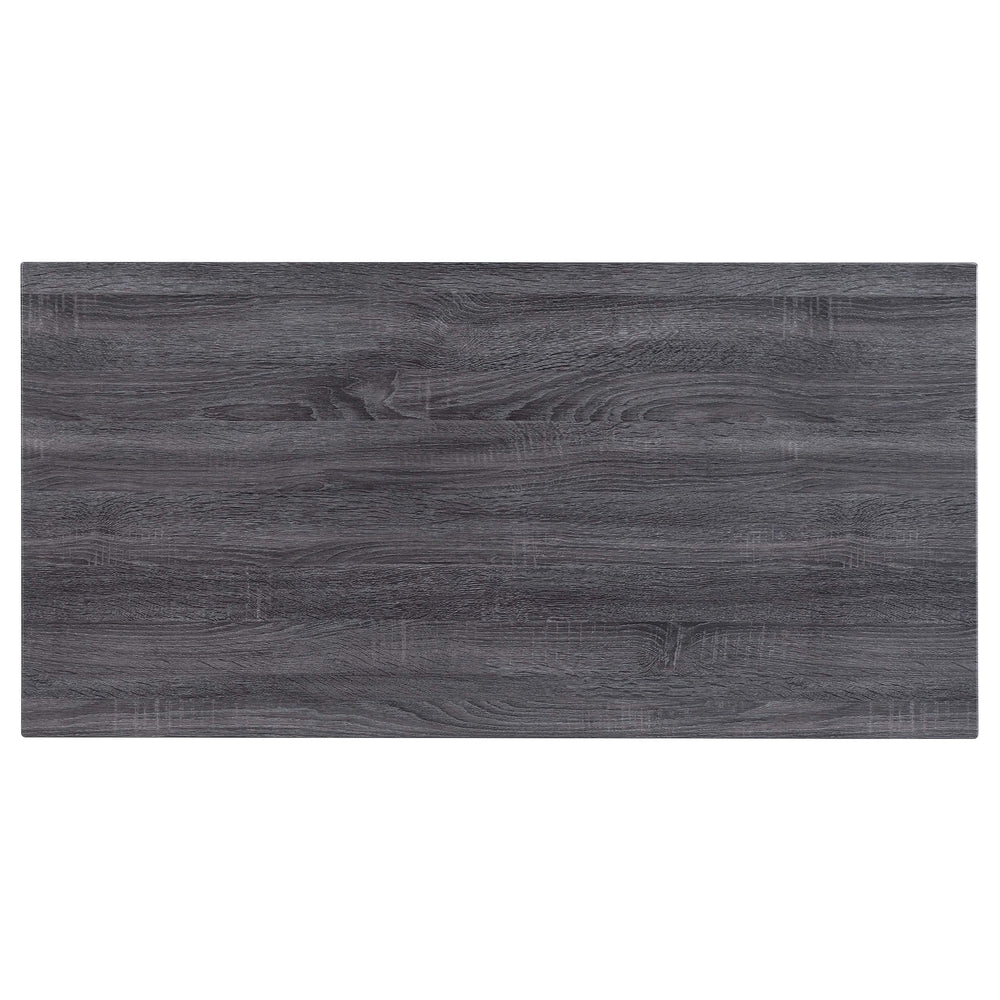 Escritorio Kravitz de 47 pulgadas con 1 estante, color gris desgastado