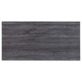 Escritorio Kravitz de 47 pulgadas con 1 estante, color gris desgastado