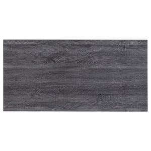 Escritorio Kravitz de 47 pulgadas con 1 estante, color gris desgastado