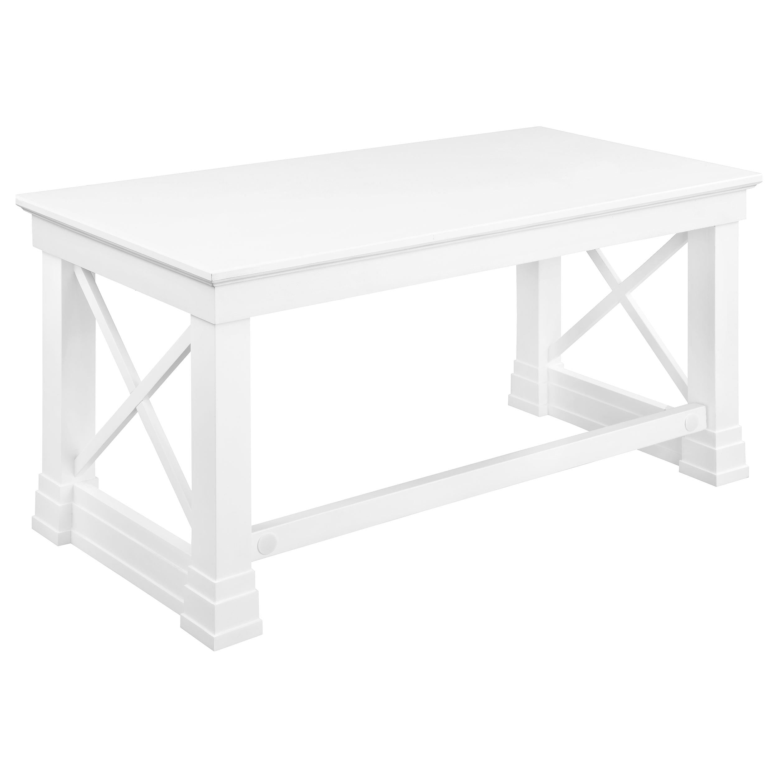 Johansson 60-inch 3-drawer Writing Desk White