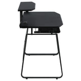 Alfie 59-inch Computer Gaming Desk with USB Ports Black