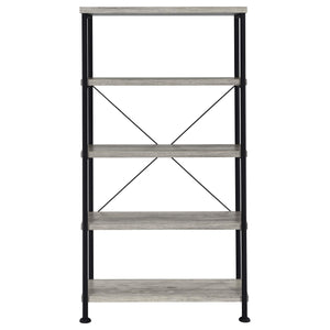 Analiese 63-inch 4-shelf Bookshelf Grey Driftwood