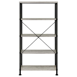 Analiese 63-inch 4-shelf Bookshelf Grey Driftwood