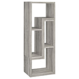 Mueble de TV y estantería multiusos Velma, madera flotante gris