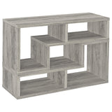 Mueble de TV y estantería multiusos Velma, madera flotante gris