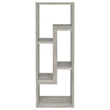 Mueble de TV y estantería multiusos Velma, madera flotante gris