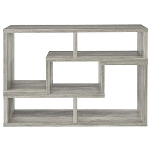 Mueble de TV y estantería multiusos Velma, madera flotante gris