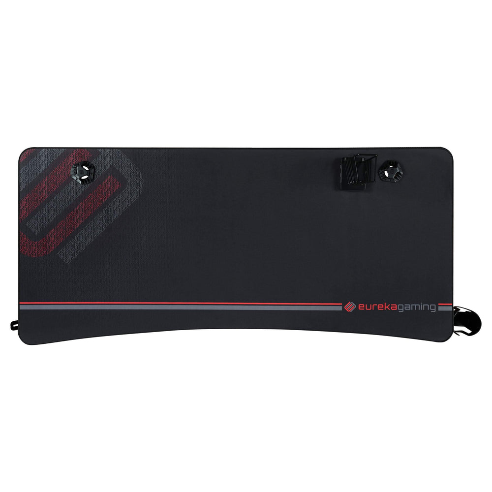 Escritorio para juegos Tarnov de 60 pulgadas con puertos USB, color negro