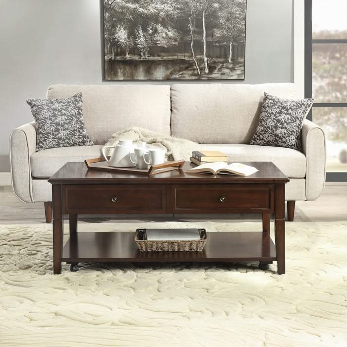 Mesa de centro Malachi con tapa elevable