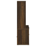 Estantería de pared Westpark de 3 piezas con USB, pino oscuro