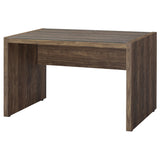 Luetta 48-inch Rectangular Writing Desk Aged Walnut