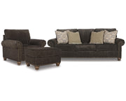 Stracelen Sofa Sleeper, Chair, and Ottoman