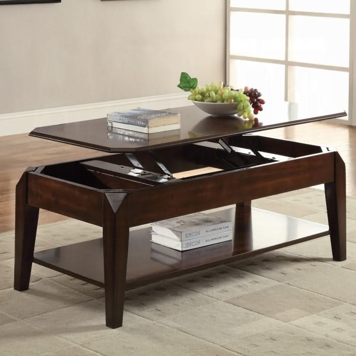 Mesa de centro Docila con tapa elevable