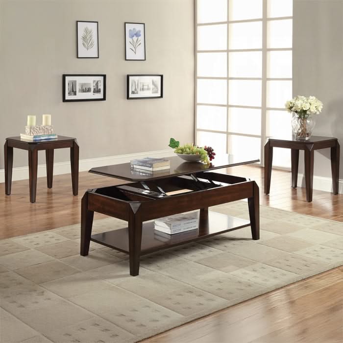 Mesa de centro Docila con tapa elevable