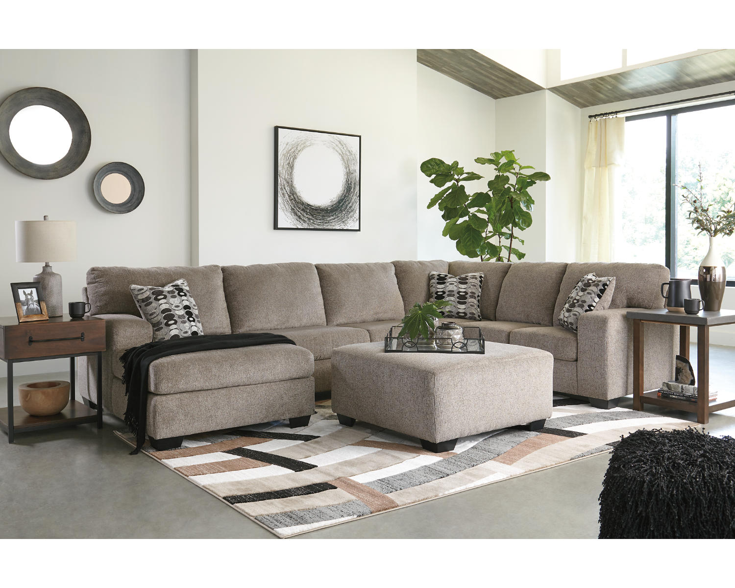 Ballinasloe 3-Piece Sectional with Chaise