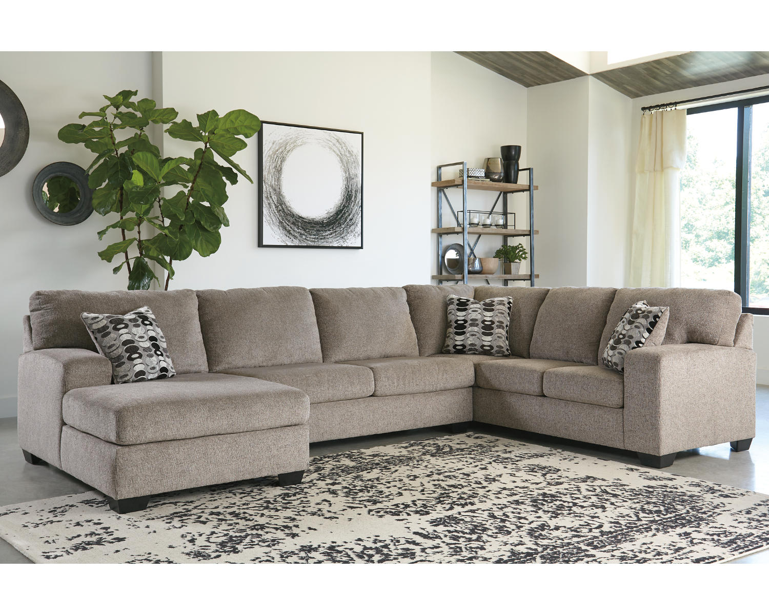 Ballinasloe 3-Piece Sectional with Chaise