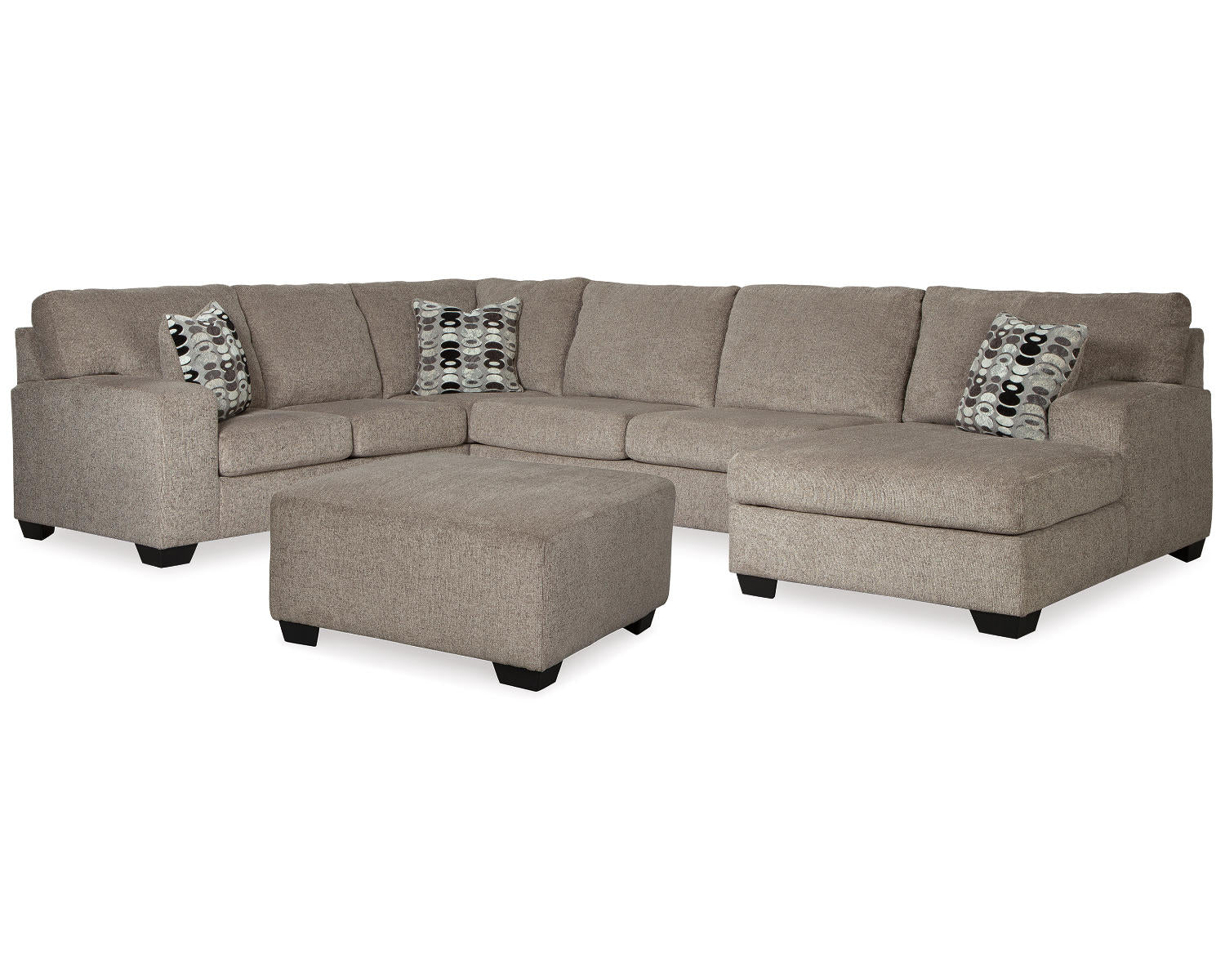 Ballinasloe 3-Piece Sectional and Ottoman