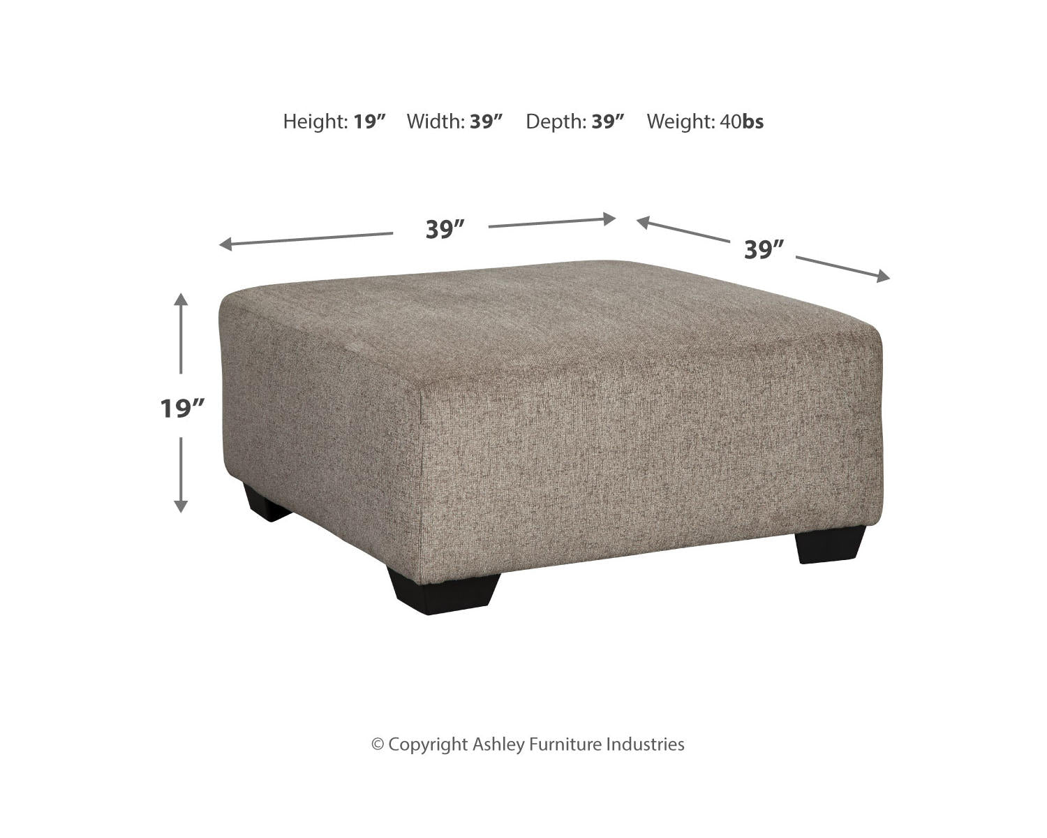 Ballinasloe Oversized Ottoman