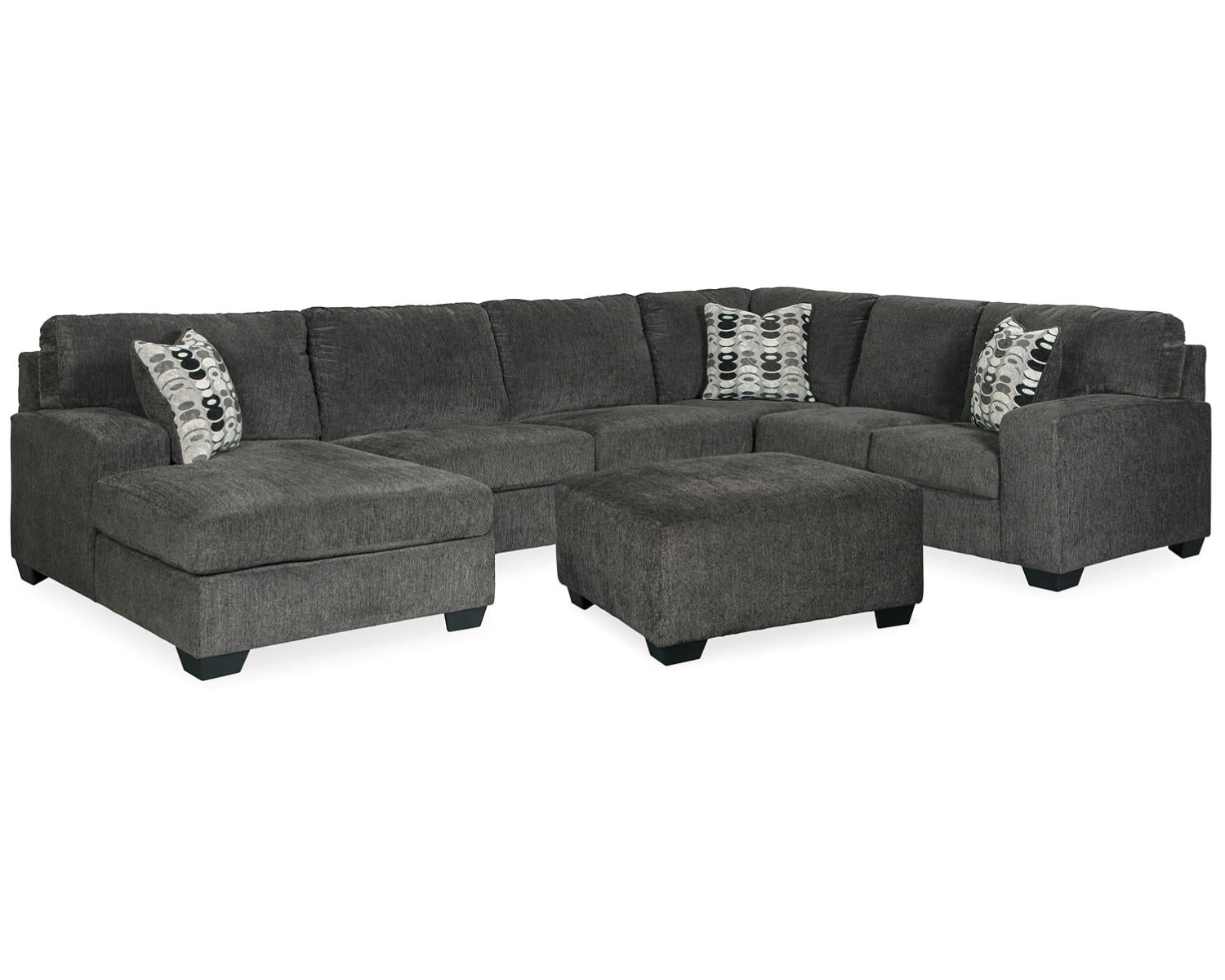 Ballinasloe 3-Piece Sectional and Ottoman