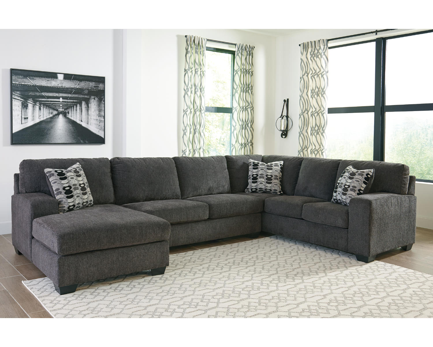 Ballinasloe 3-Piece Sectional with Chaise