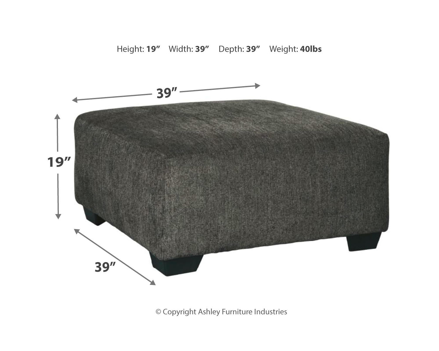 Ballinasloe 3-Piece Sectional and Ottoman