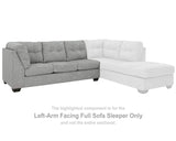 Sofá cama Falkirk con brazo izquierdo