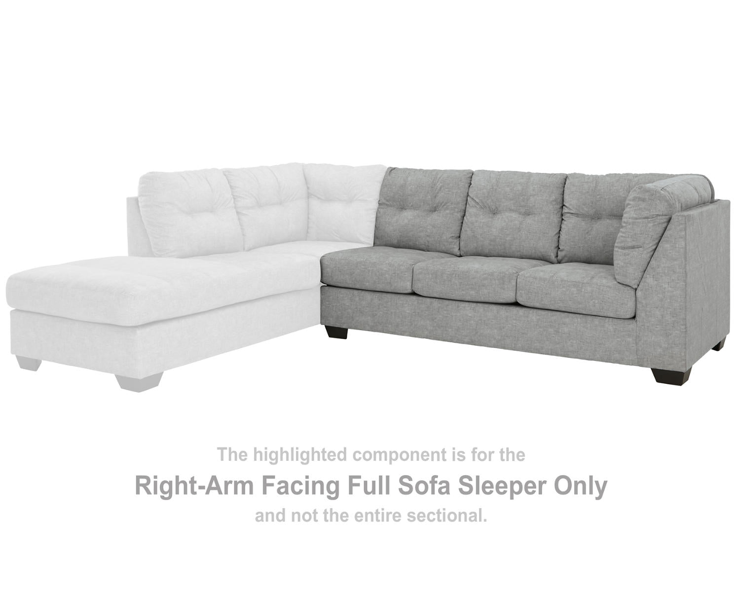 Falkirk Right-Arm Facing Full Sofa Sleeper