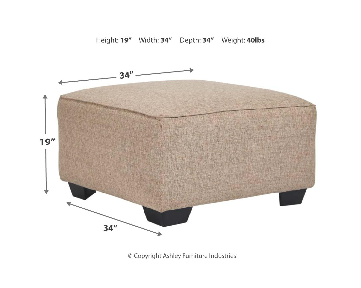 Baceno Oversized Ottoman