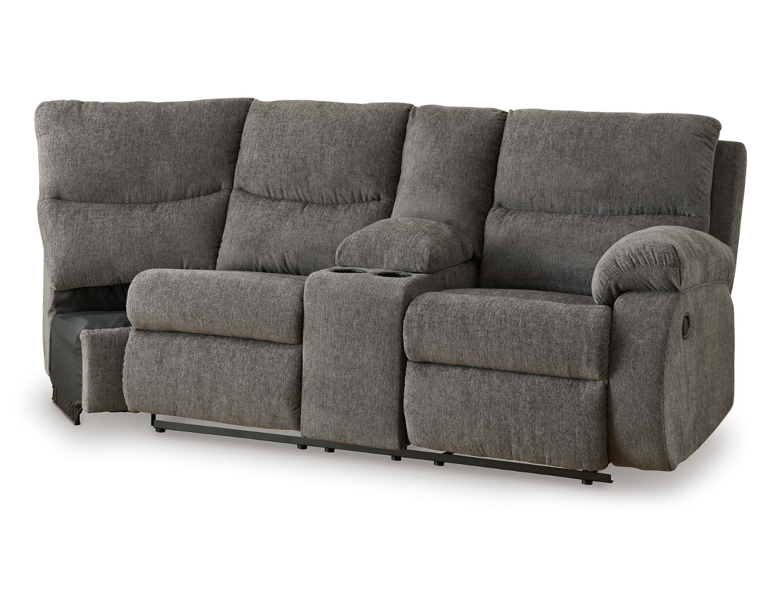 Museum Right-Arm Facing Reclining Loveseat with Console