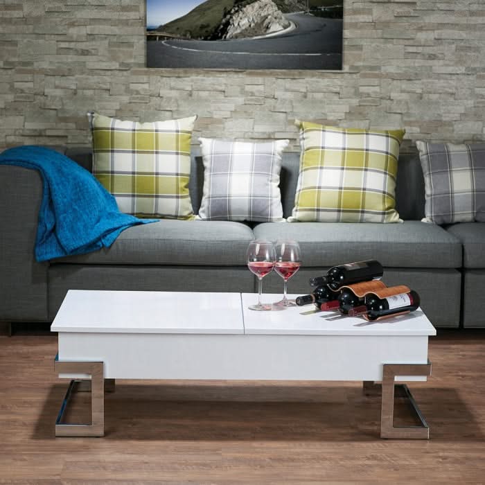 Mesa de centro Calnan con tapa elevable
