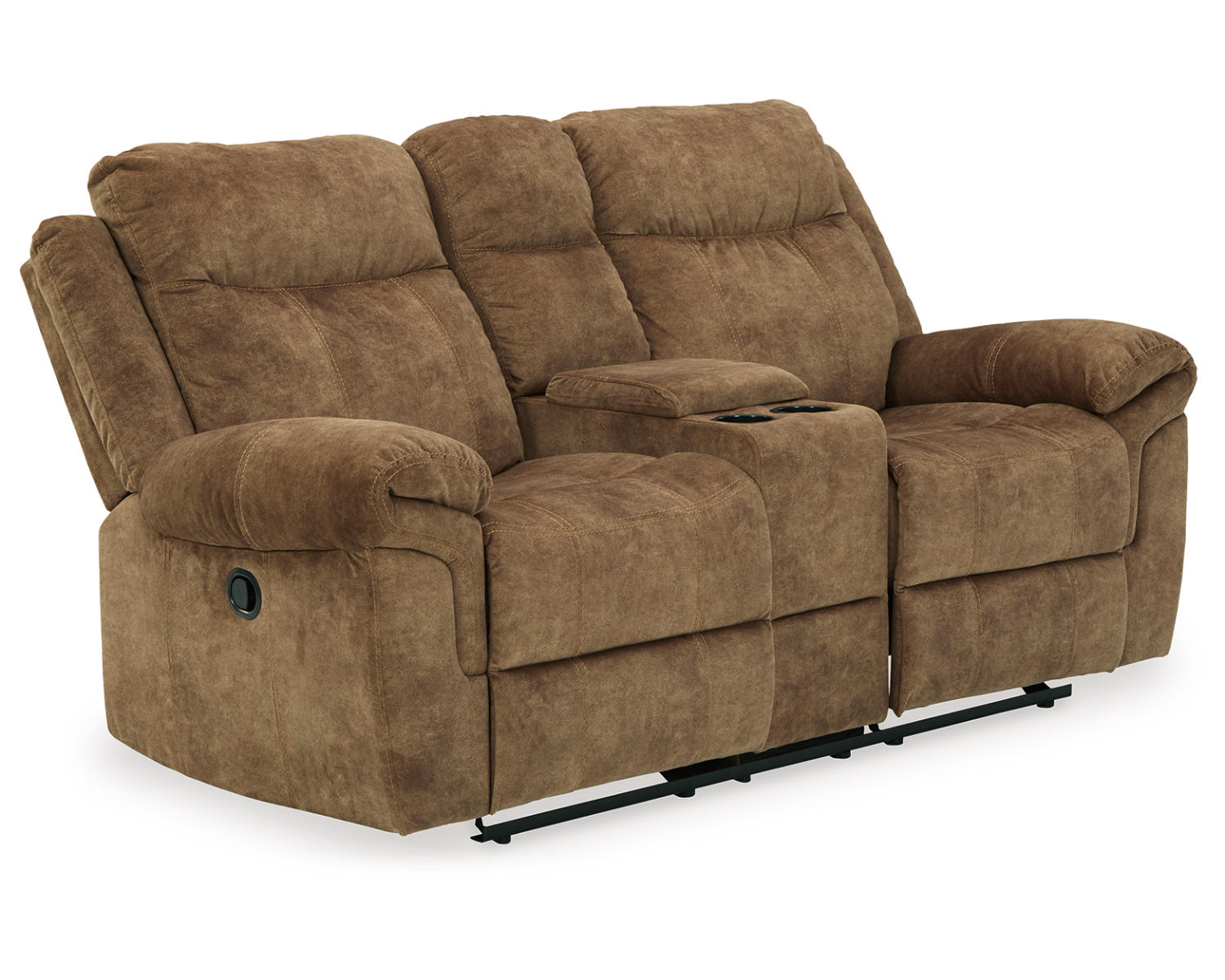 Huddle-Up Glider Reclining Loveseat with Console