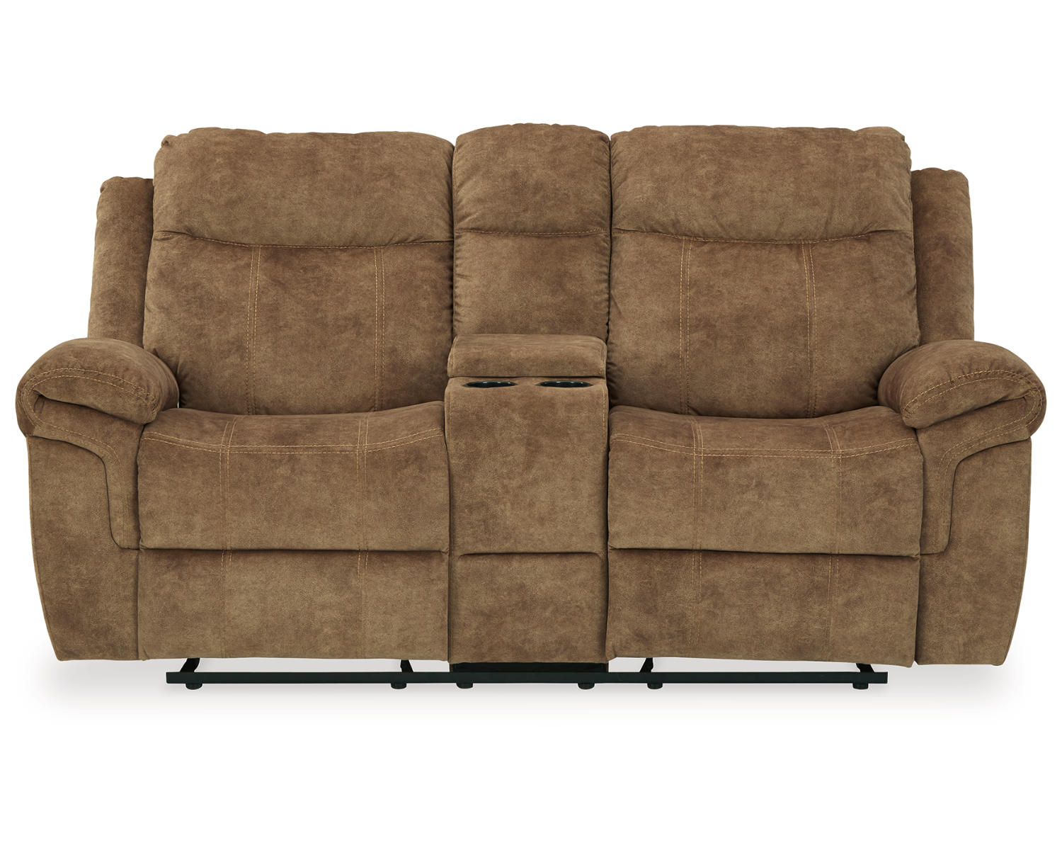 Huddle-Up Glider Reclining Loveseat with Console