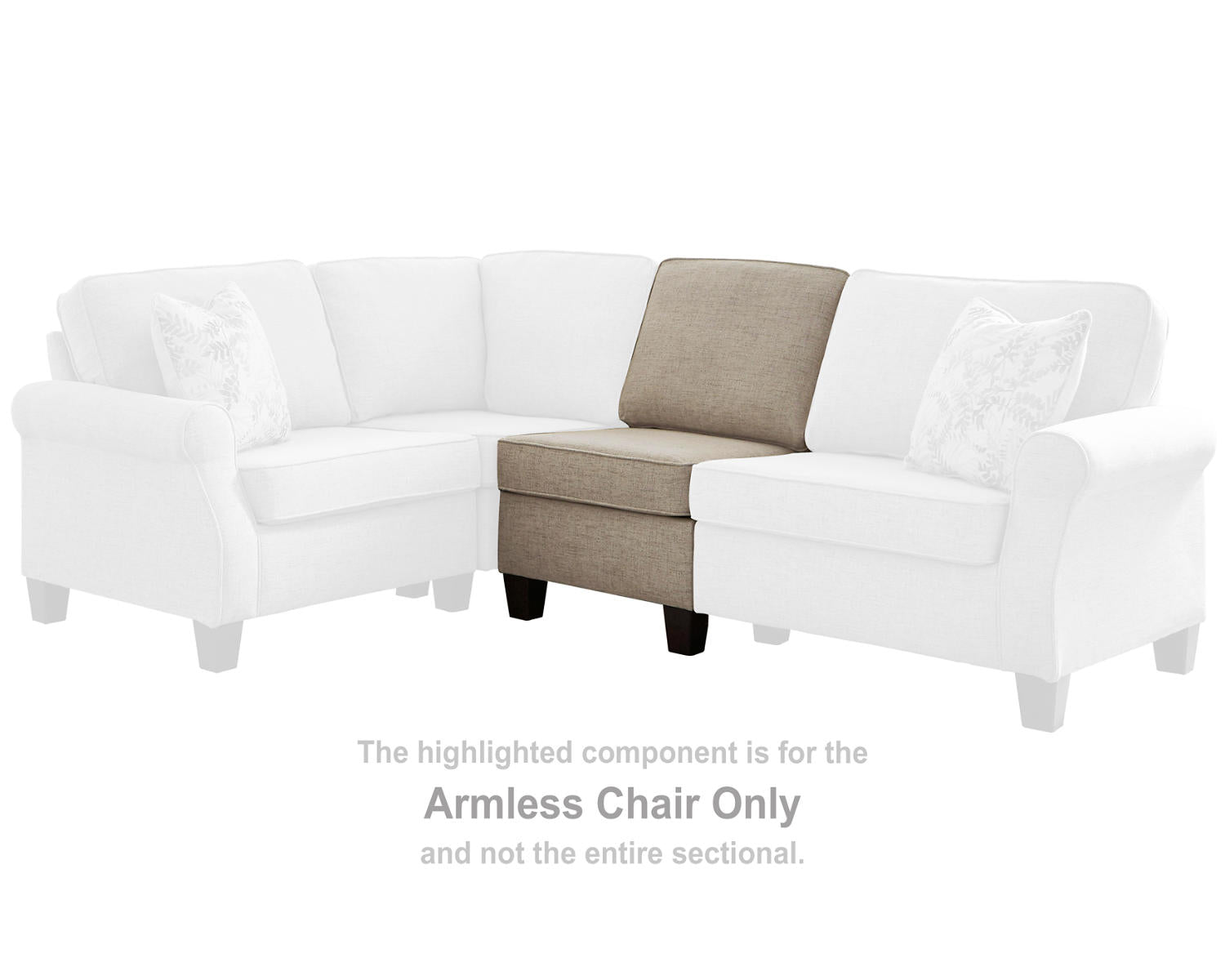 Alessio Armless Chair