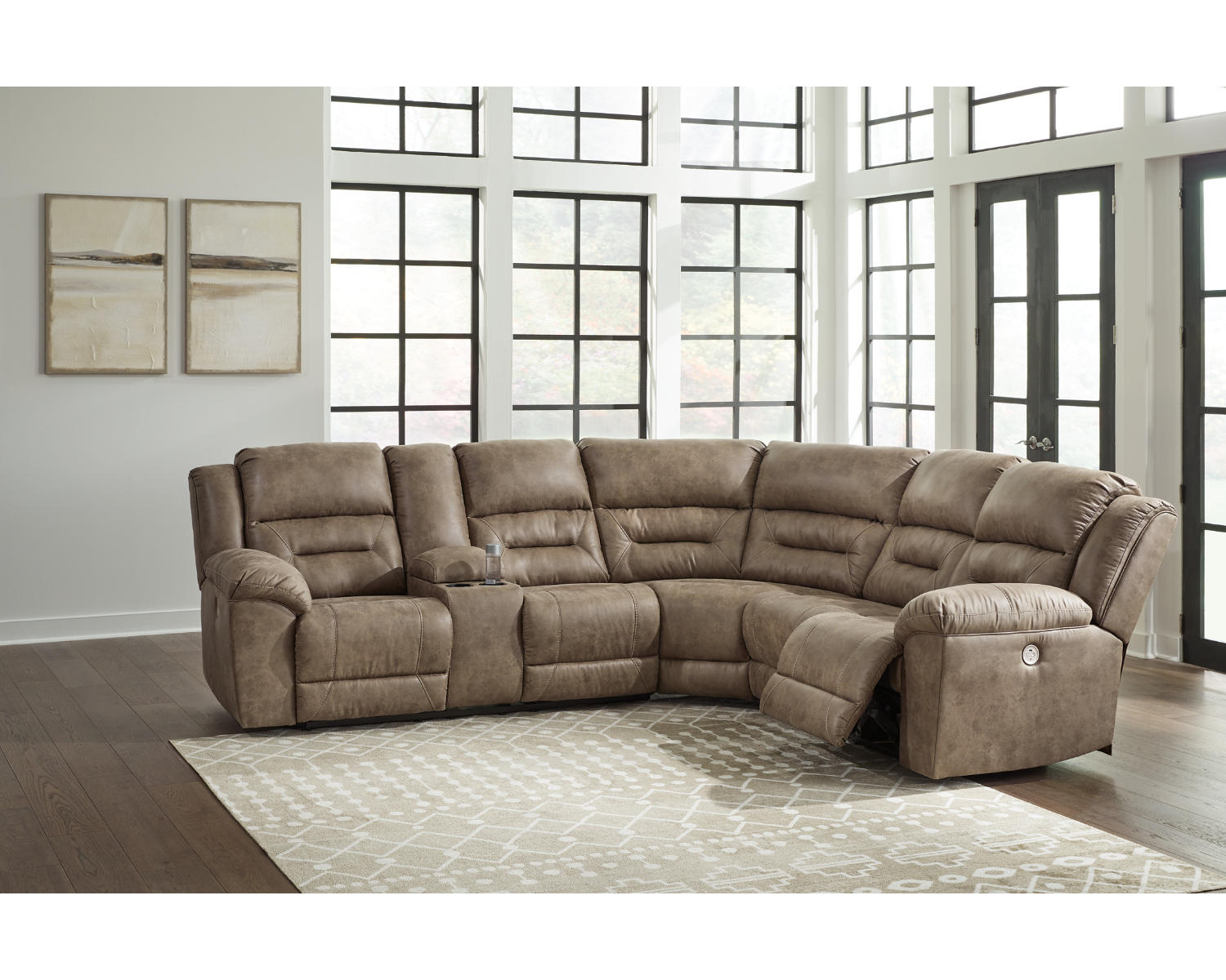 Ravenel 3-Piece Power Reclining Sectional