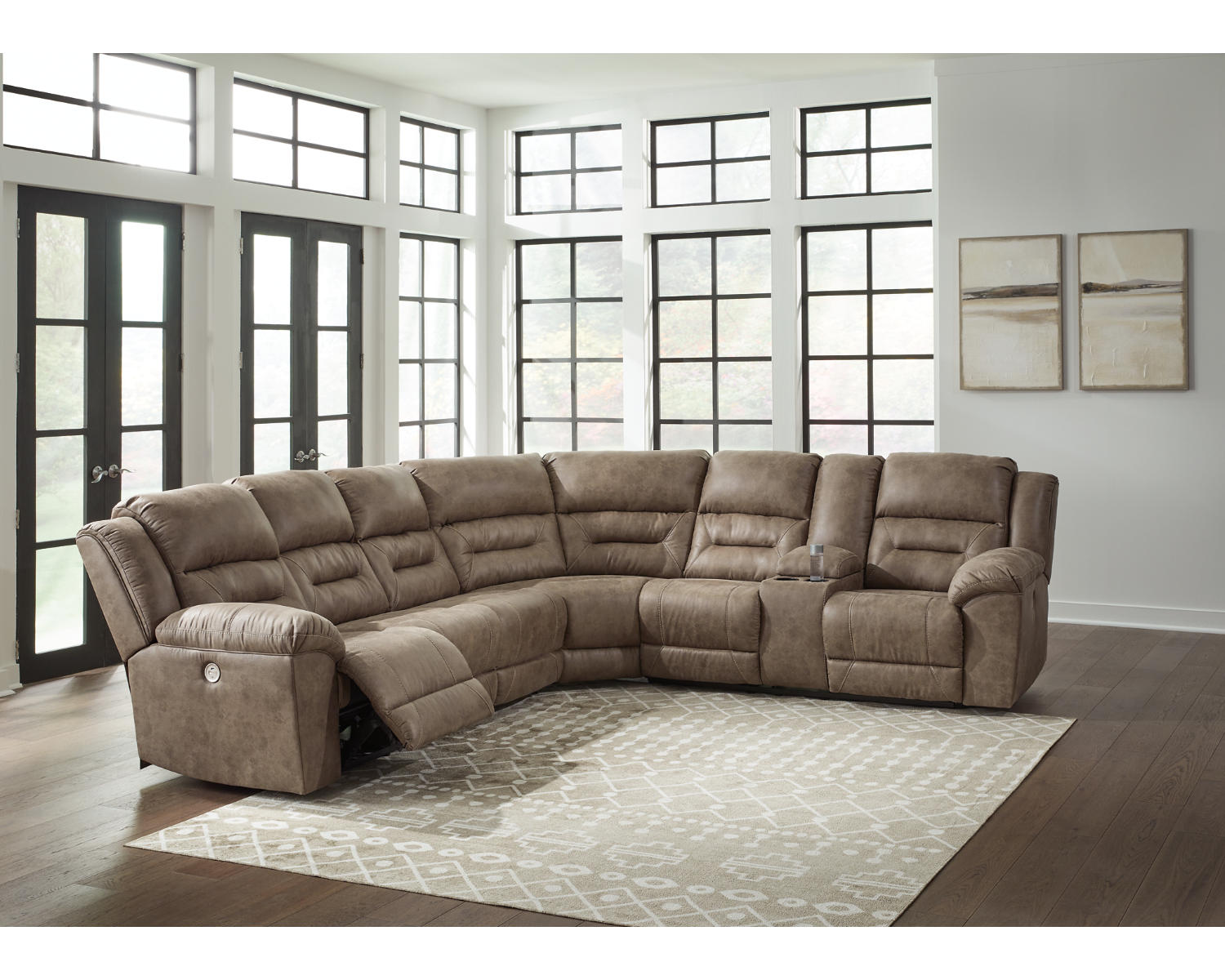Ravenel 4-Piece Power Reclining Sectional