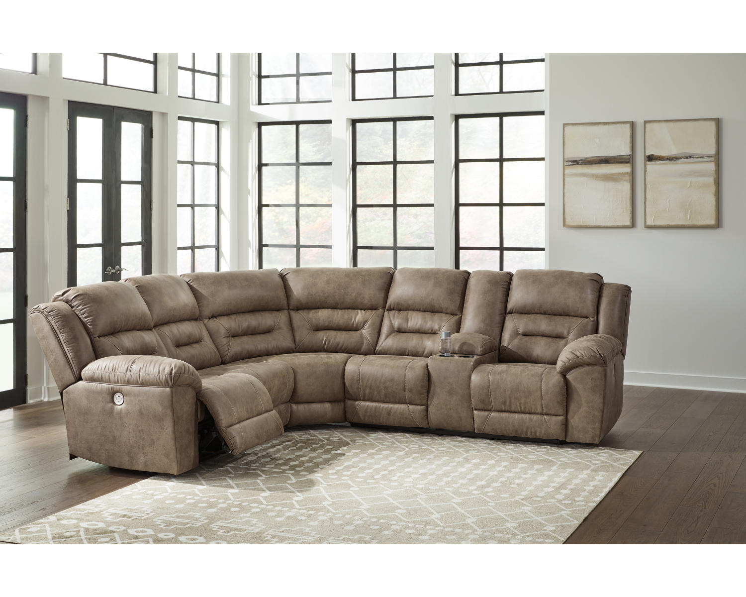 Ravenel 3-Piece Power Reclining Sectional