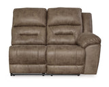 Loveseat reclinable eléctrico Ravenel con brazo derecho