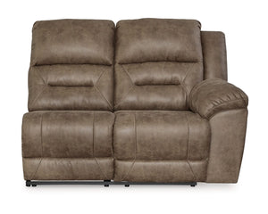 Loveseat reclinable eléctrico Ravenel con brazo derecho