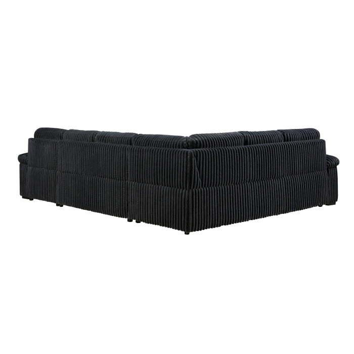 Ridge Collection 3-Piece Sectional with Pull-out Bed, Right Side Chaise and Hidden Storage