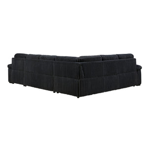 Ridge Collection 3-Piece Sectional with Pull-out Bed, Right Side Chaise and Hidden Storage
