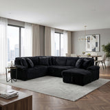 Ridge Collection 3-Piece Sectional with Pull-out Bed, Right Side Chaise and Hidden Storage
