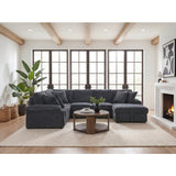 Ridge Collection 3-Piece Sectional with Pull-out Bed, Right Side Chaise and Hidden Storage