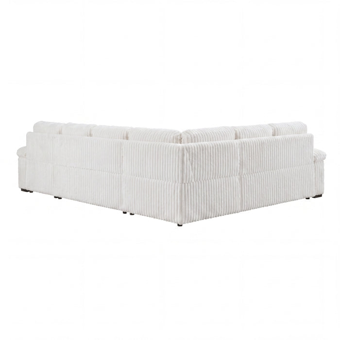 Ridge Collection 3-Piece Sectional with Pull-out Bed, Right Side Chaise and Hidden Storage